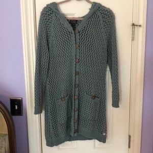 Pure hand knit sweater sz L/XL.